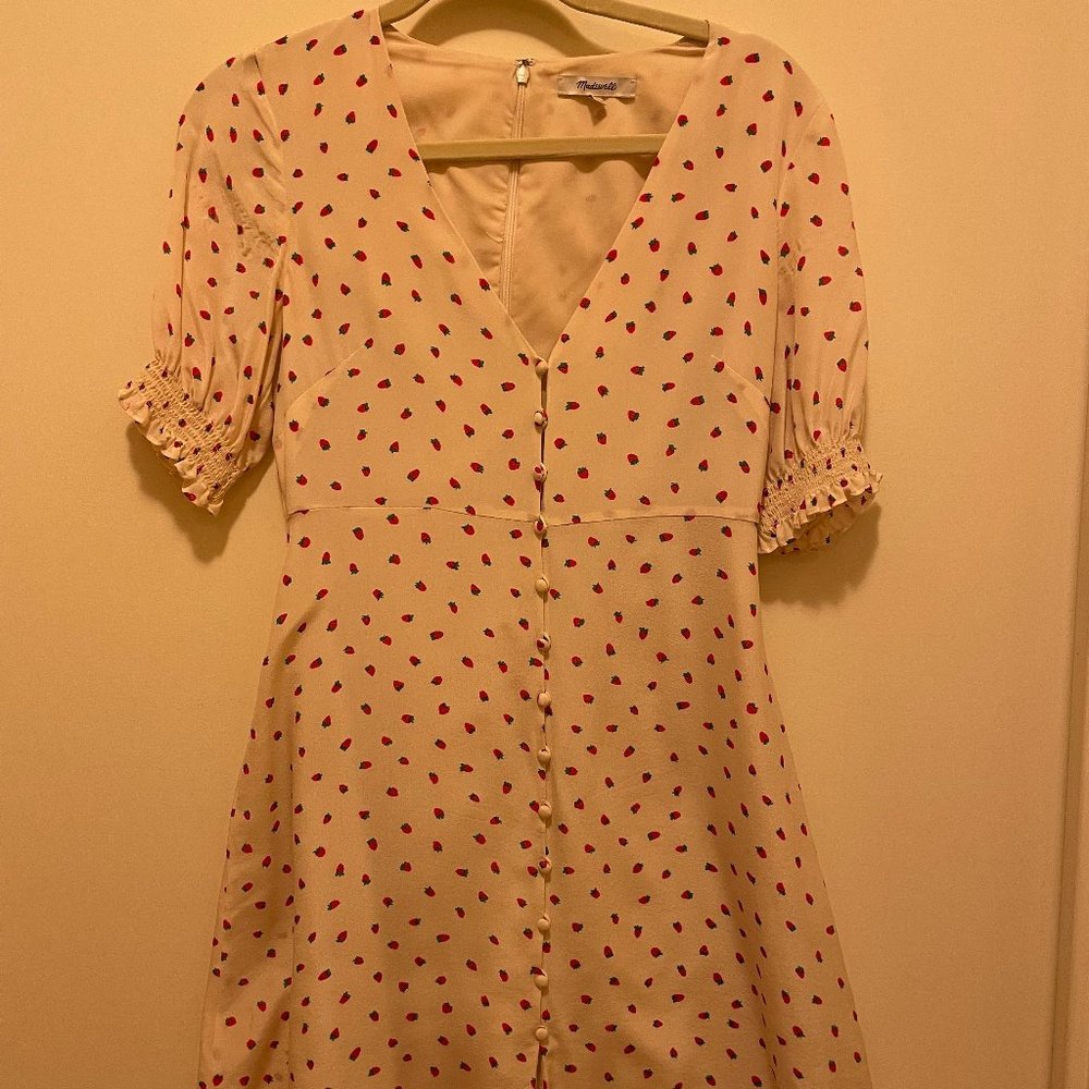 Madewell - Silk Strawberry Dress